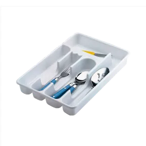 Organizador de cubiertos pequeño Rubbermaid Blanco